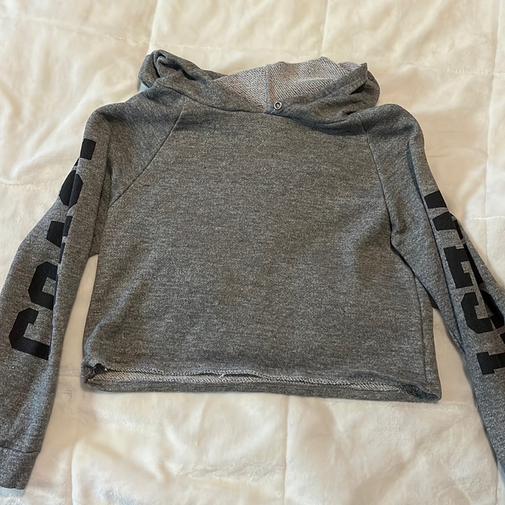 Charlotte russe cropped west coast hoodie